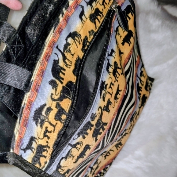 AFRICAN Print Tote Bag with Matching Coin Purse - Picture 2 of 7